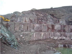 Elazig Visne Marble - Rosso Levanto Marble Quarry