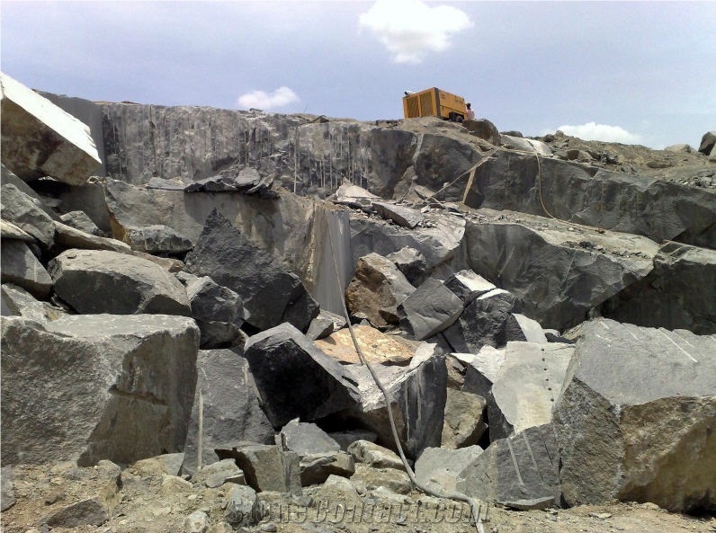 Black Galaxy Granite Quarry