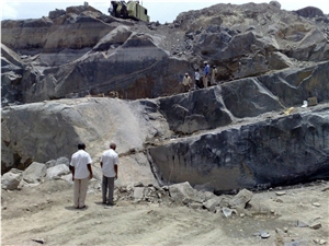 Black Galaxy Granite Quarry