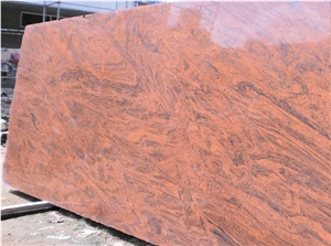 Multicolor Red Granite Quarry
