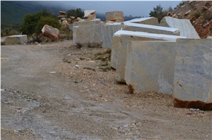 Ritsona Yellow Marble Quarry - Mykalissos Gold, Ritsona Gold Marble