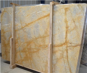 Ritsona Yellow Marble Quarry - Mykalissos Gold, Ritsona Gold Marble