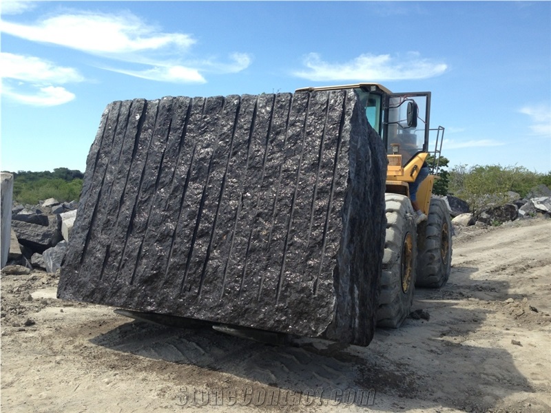 Angola Black Granite Quarry