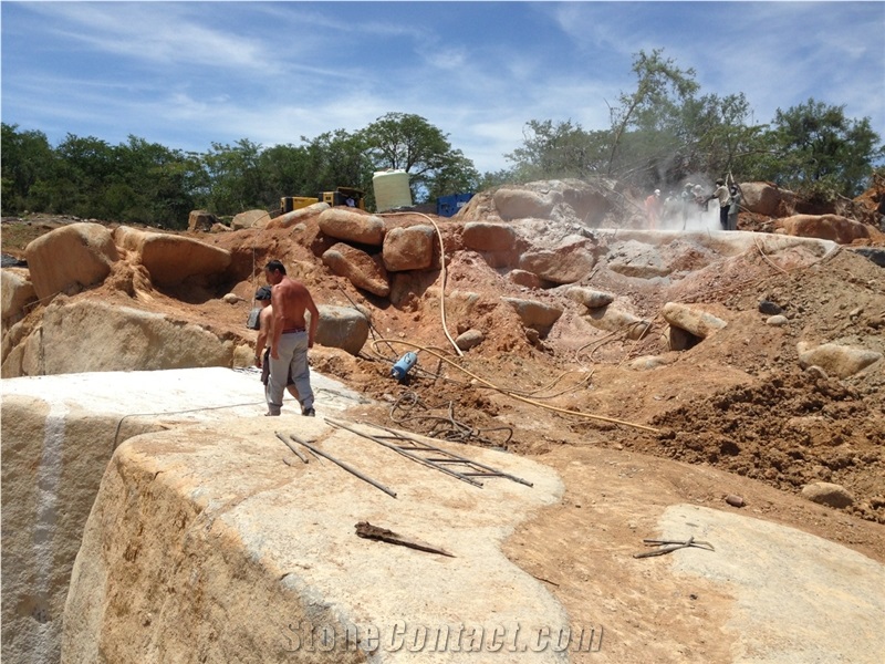 Angola Black Granite Quarry