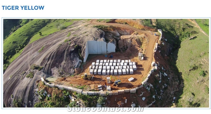 Tiger Yellow Granite Quarry