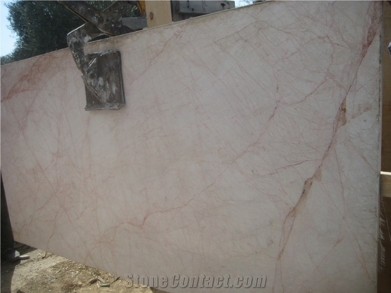UYGAR MARBLE White-Red Spider Marble Quarry