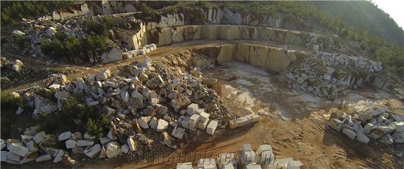 Silver White Marble Mugla Quarry