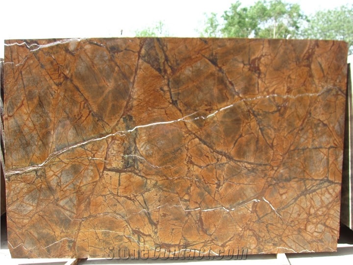 Rainforest Brown Marble - Bidasar Brown Marble Quarry