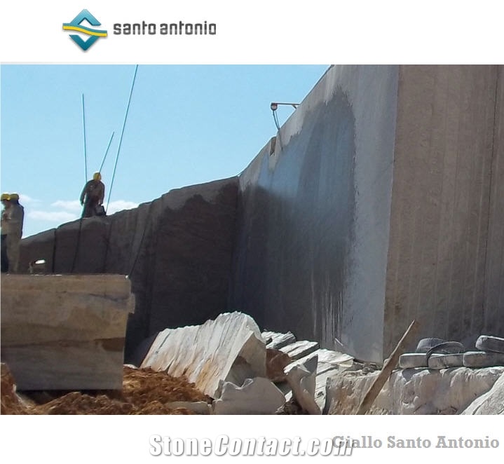 Giallo Santo Antonio Granite Quarry