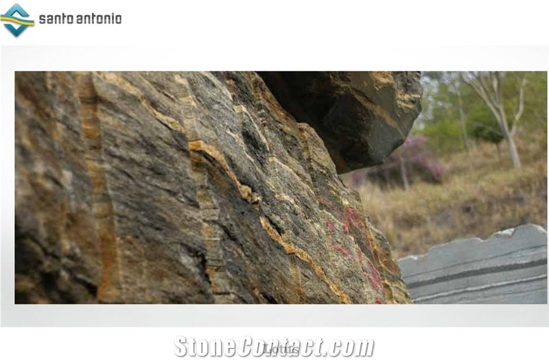 Preto Lotus- Lotus Gold Granite Quarry