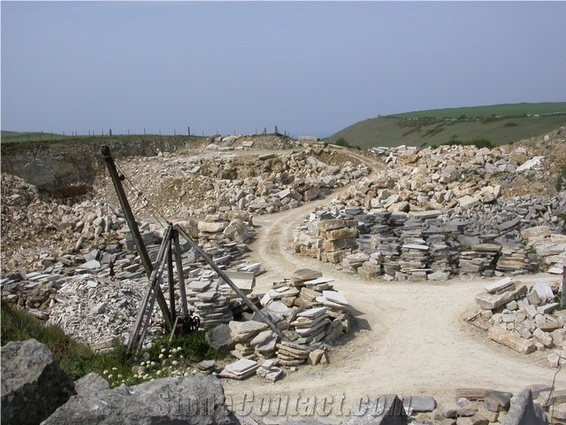 St. Aldhelms Quarry- Purbeck Inland Freestone, Purbeck Pond Freestone