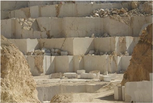 White Limra Limestone - Ivory Limestone Quarry- LIMESTONE BLOCKS