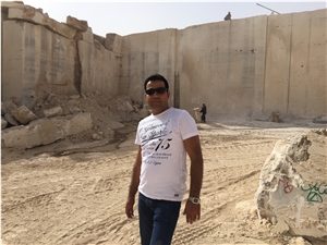 Persian Silver Travertine - Gray Travertine Quarry
