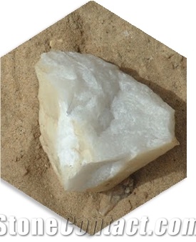 Chami White Quartz Stone Quarry