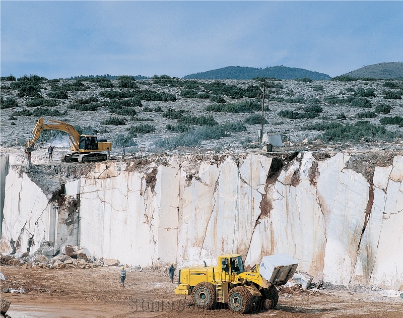 Derebag Quarry - Blanco Ibiza Marble, Mugla White Marble