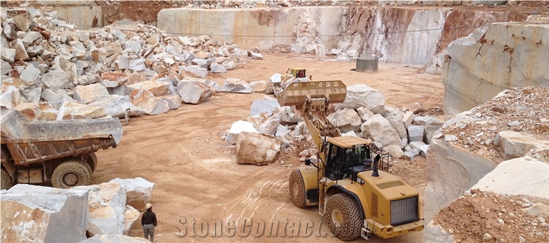 Karacasu Quarry- Kocar White Marble, Kocar Bianco Arabescato