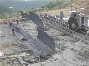 New Jet Mist Granite - China Via Lactea Granite Quarry
