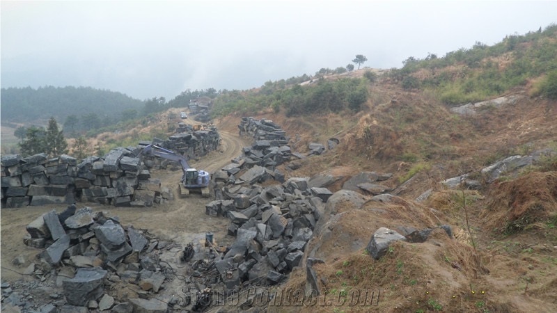 New Jet Mist Granite - China Via Lactea Granite Quarry