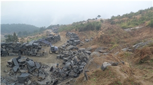 New Jet Mist Granite - China Via Lactea Granite Quarry