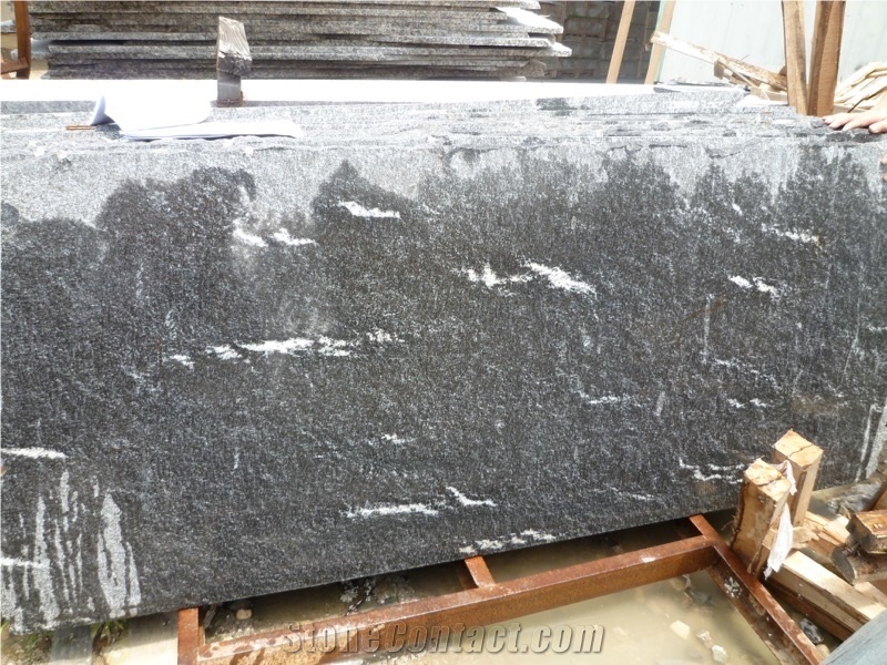 New Jet Mist Granite - China Via Lactea Granite Quarry