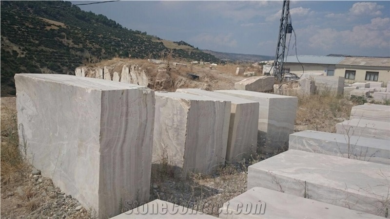 Turkey White Brown Onyx Quarry