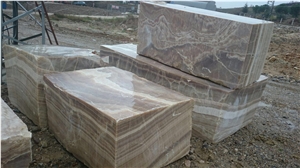 Turkey White Brown Onyx Quarry