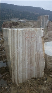 Turkey White Brown Onyx Quarry