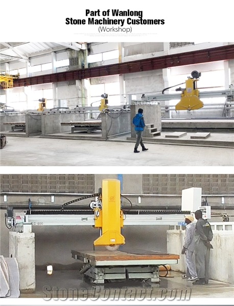 Laser Bridge Stone Cutting Machine Plc-700, CNC Bridge Cutting Machine