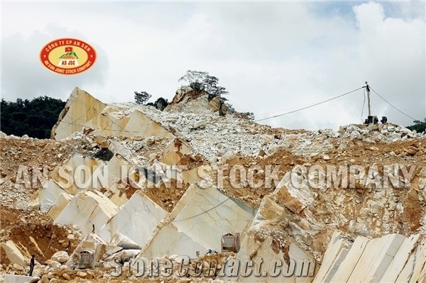 AN SON Pure White Marble Quarry