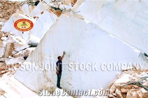 AN SON Pure White Marble Quarry
