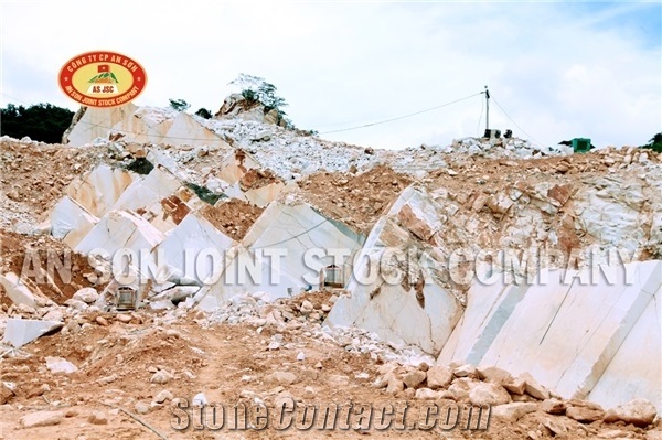 AN SON Pure White Marble Quarry
