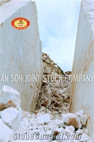 AN SON Pure White Marble Quarry