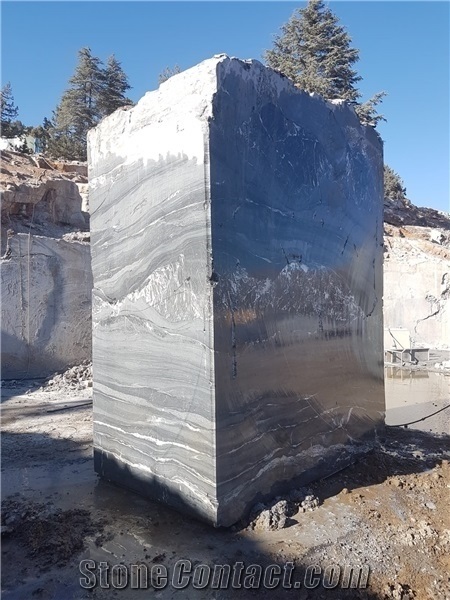 Black Fade Marble, Crocodile Black Marble Quarry