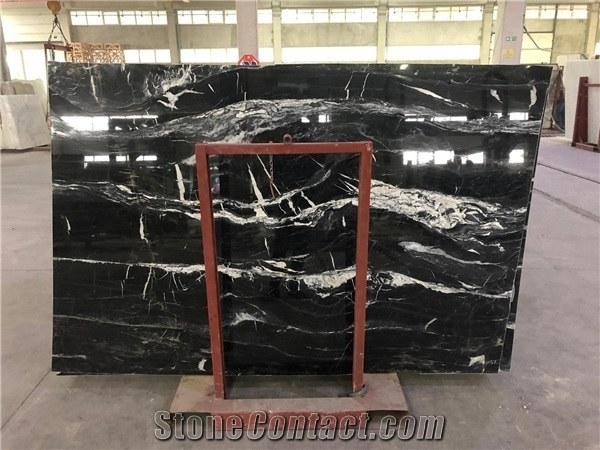 Black Fade Marble, Crocodile Black Marble Quarry