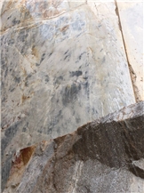 Fontaine Blue Quartzite- Fountaine Bleau Quarry