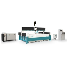 4020 ac5 axis waterjet cutting machine with 60000psi direct drive pump