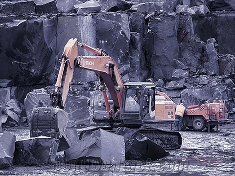 Karjalan Black Diabase-Gabbro Diabase Quarry