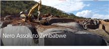 Nero Assoluto Granite-Zimbabwe Absolute Black Granite Quarry