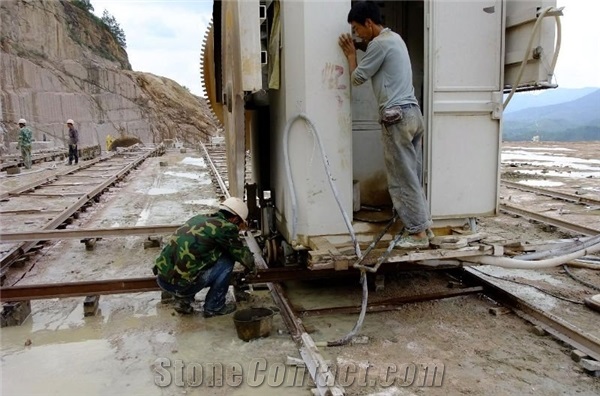 Double Disc Granite and Marble Quarry Machine
