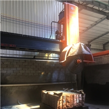 QQJ Granite Multi blade 4 pillars hydraulic cylinder block cutting machine