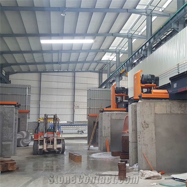 QQJ Granite Multi blade 4 pillars hydraulic cylinder block cutting machine