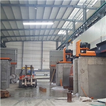 QQJ Granite Multi blade 4 pillars hydraulic cylinder block cutting machine
