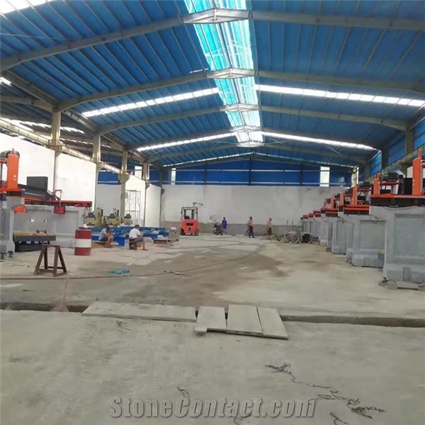 QQJ Granite Multi blade 4 pillars hydraulic cylinder block cutting machine
