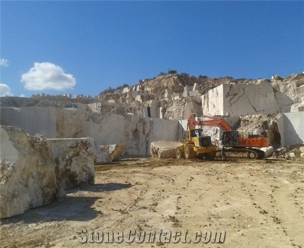 Golden Beige Marble - Bursa Dark Beige Marble Quarry