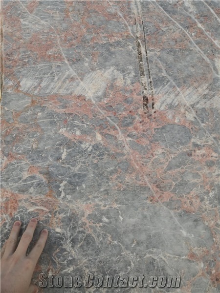 Salmon Grey Marble Quarry