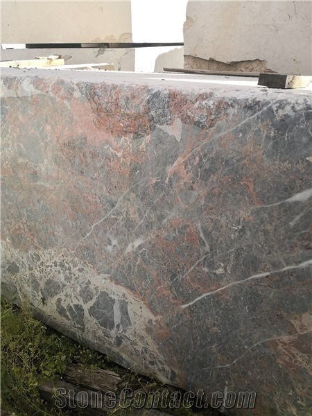 Salmon Grey Marble Quarry