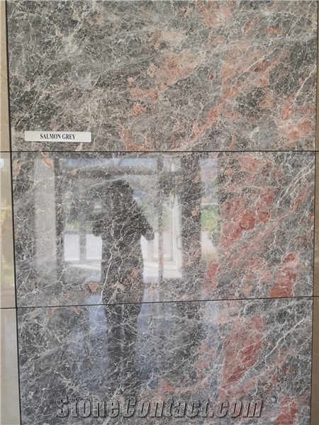 Salmon Grey Marble Quarry