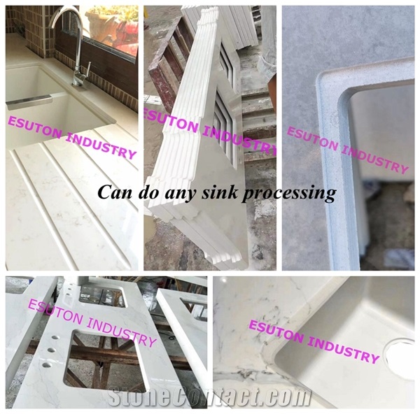 Lower Price Double heads Stone countertop CNC machine