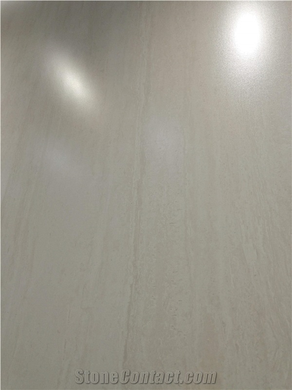 Travertino Classico White Natural 1.2Cm Porcelain Slabs