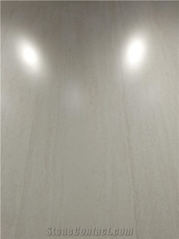 Travertino Classico White Natural Sintered Stone Floor